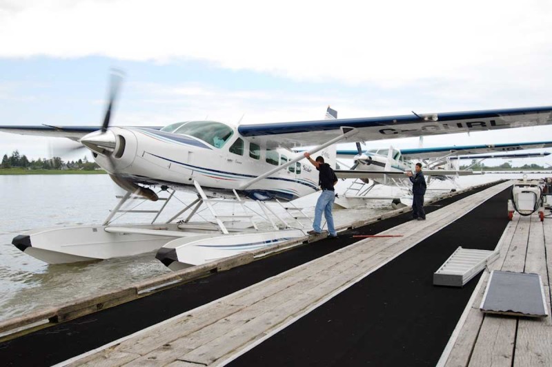 Jump on a scenic sea plane ride - or just watch the busy ocean airport from the harbour